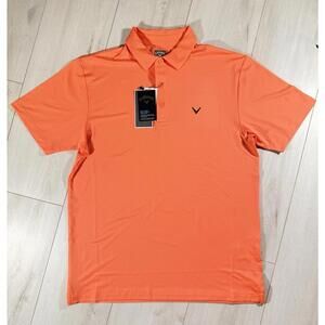 Callaway "Coral Chic" Opti-Dri Polo (Style CGKSF0B6) Size Medium